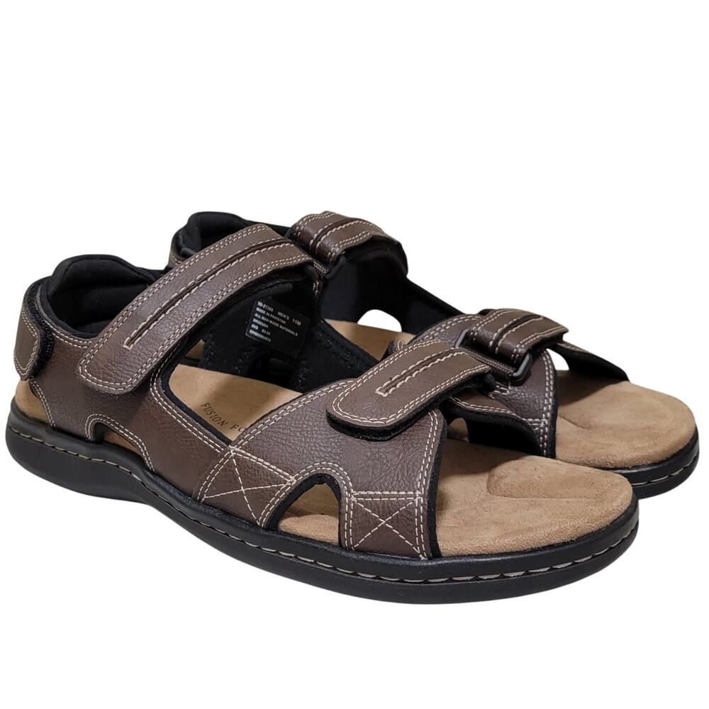 Dockers Men Slingback Sport River Sandals Newpage Size US 8M Briar Brown